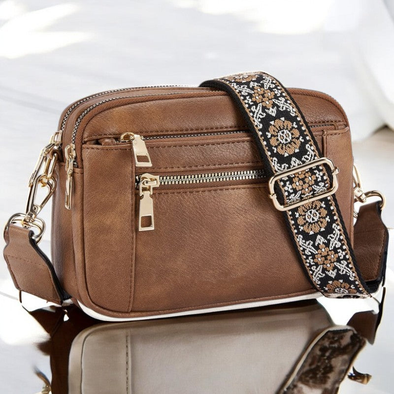 Elena | Bolso de Hombro de Piel Refinada