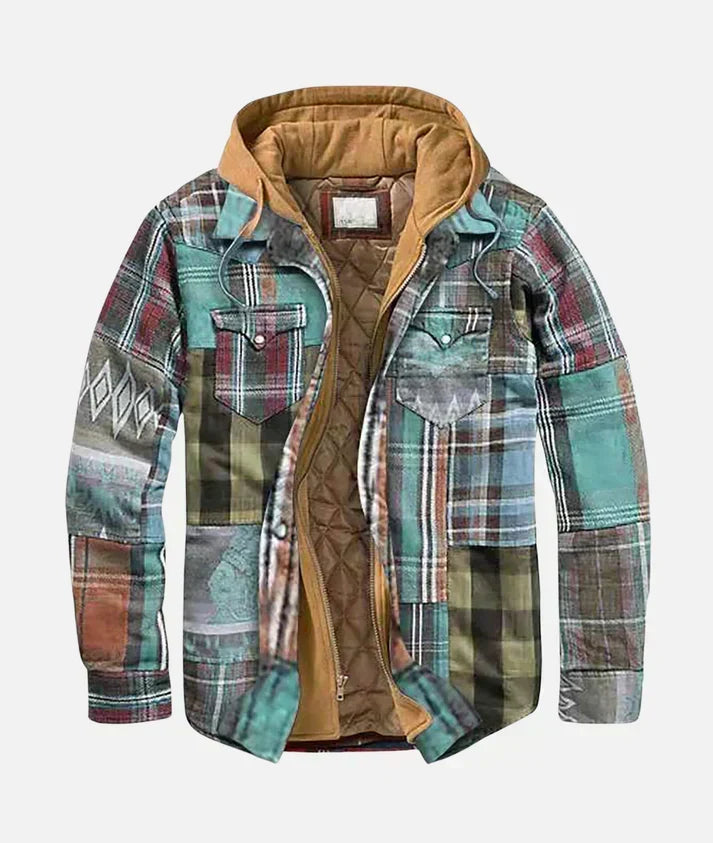 Varel | Chaqueta patchwork a cuadros