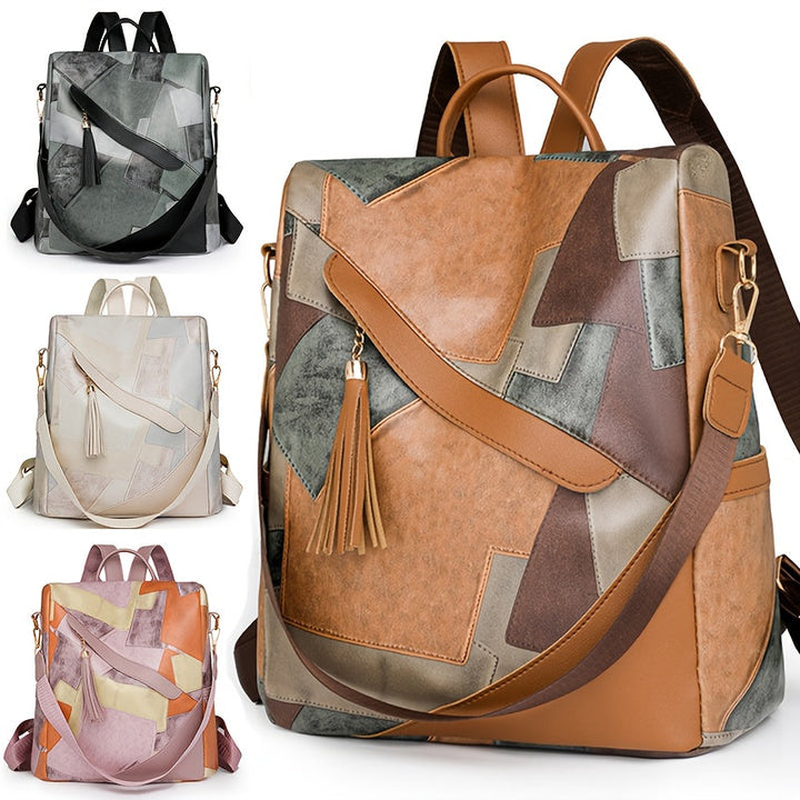 Petra | Mochila Antirrobo de Cuadros