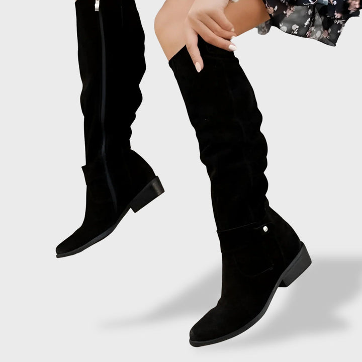 Valeria | Botas Elegantes de Piel de Alta Calidad para Mujer