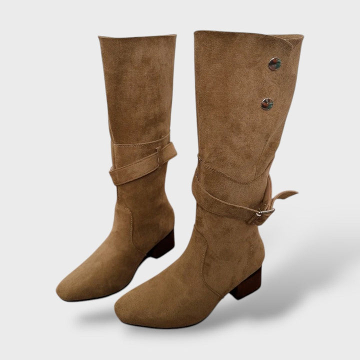 Botas Western Mujer Plegadas