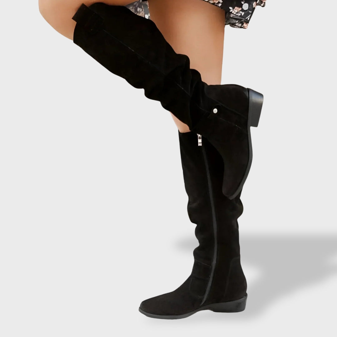 Valeria | Botas Elegantes de Piel de Alta Calidad para Mujer