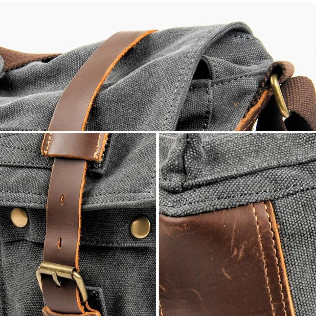 Bolso de Viaje Kingsley en Lona y Cuero