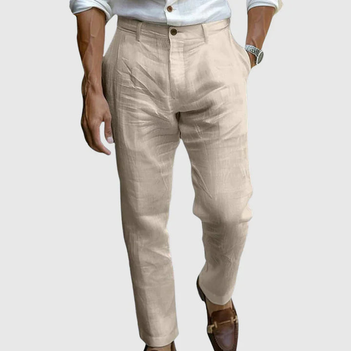 Lucca™ | Pantalón de lino premium de corte moderno