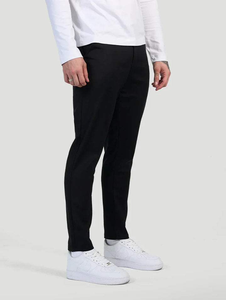 Astino Pantalones rectos - Negro