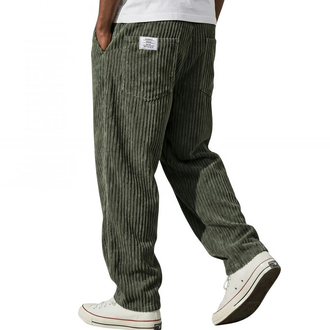 Varel | Pantalones de Pana con Cintura Elástica
