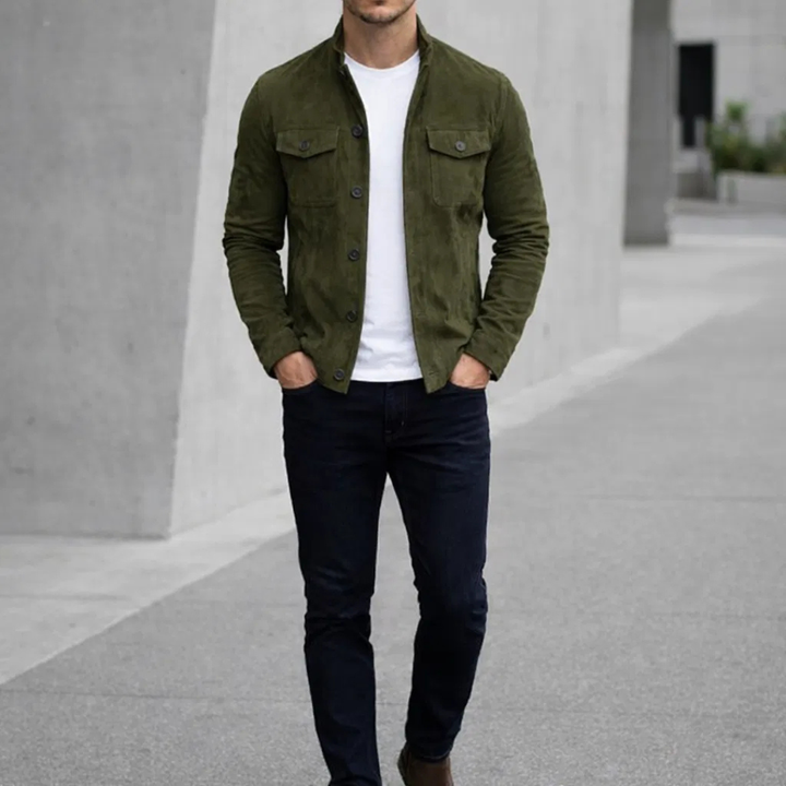 Marco™ | Chaqueta de Ante Clásica