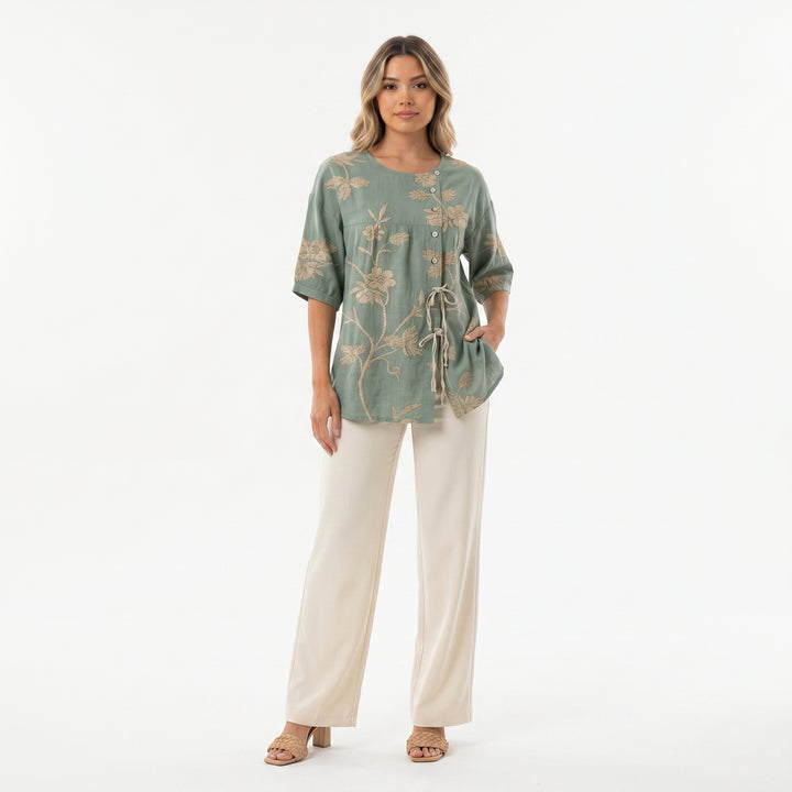 Celestina | Blusa floral elegante