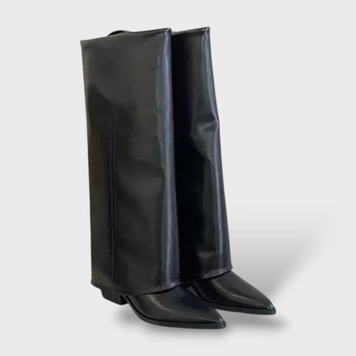 Botas altas de tacón mujer elegantes