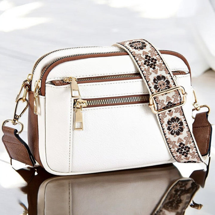 Elena | Bolso de Hombro de Piel Refinada