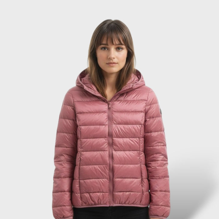 Chaqueta Acolchada Ligera de Plumas Mujer