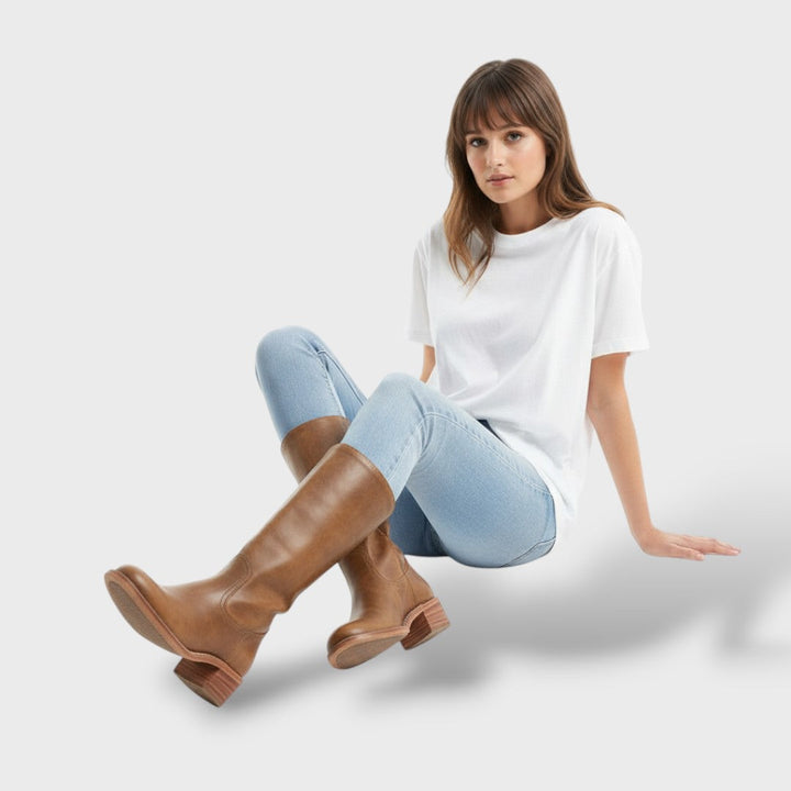 Botas Altas Elegantes con Suela Estructurada