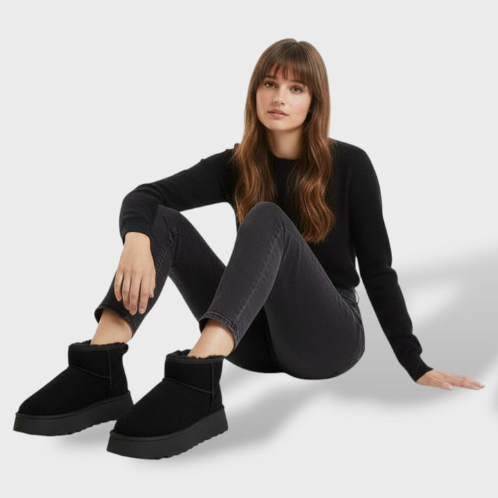 Botas de Nieve Mujer Suela Gruesa