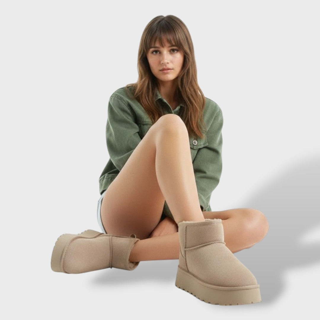 Botas de Nieve Mujer Suela Gruesa